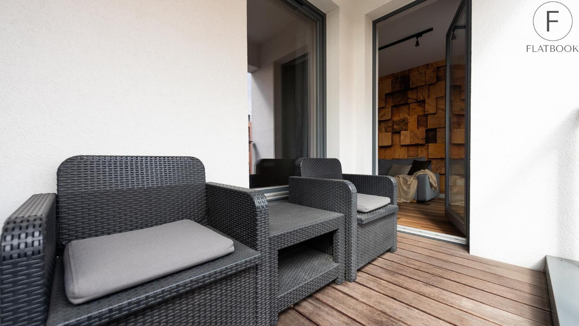 Flatbook - City Center Apartments Brabank With Parking 그단스크 객실 사진